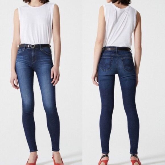 AG Adriano Goldschmied The Farrah Skinny Jeans Sz 25 - Picture 1 of 10